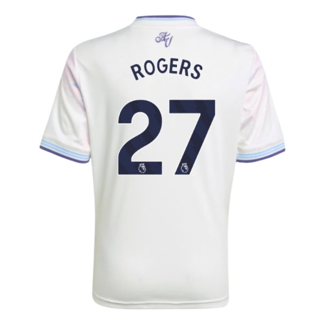 2025-2026 Aston Villa Third Shirt - Kids (Rogers 27)-SoccerKits Hub | Buy Soccer Jerseys Online